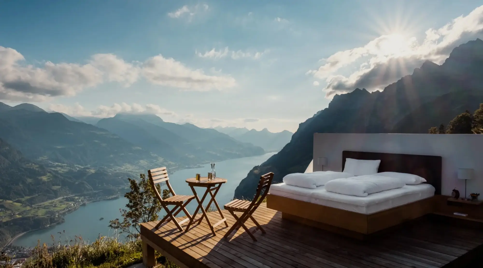 Zadivljujući pogled na planine - Dobrodošli na Nokumo, rezervirajte svoj besplatni demo odmah!